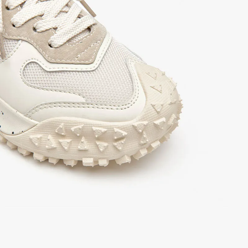 Beautoday Anti-slip Breathable Lace-up Chunky Sneakers for Women