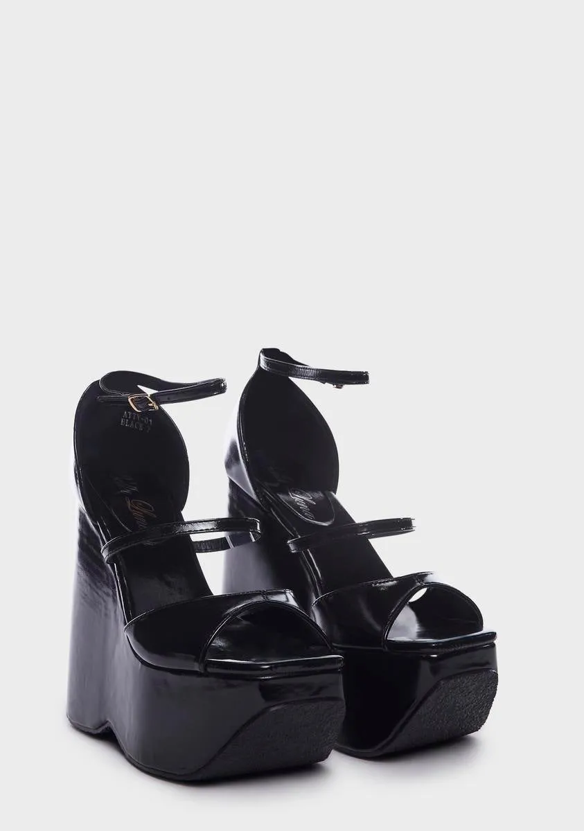 Come Over Here Wedge Heels