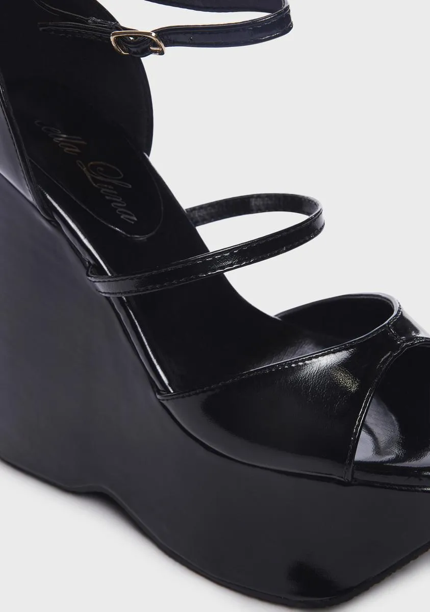 Come Over Here Wedge Heels