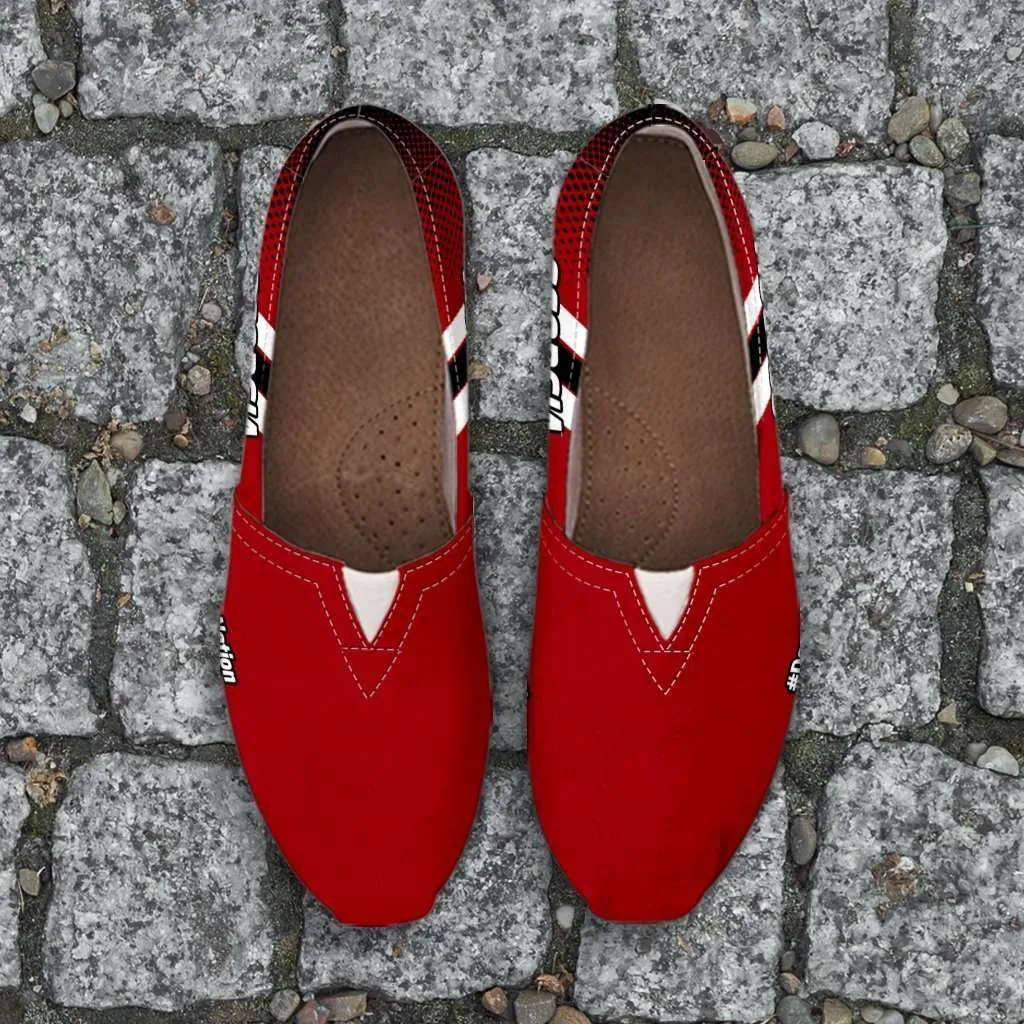 #DawgNation Georgia Casual Canvas Slip on Shoes Women's Flats