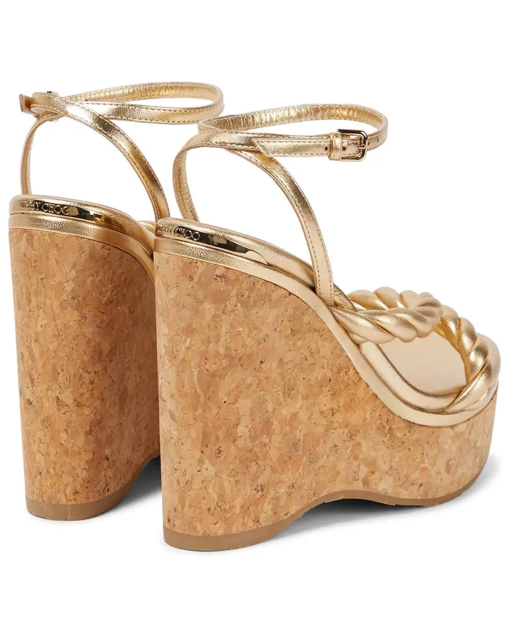 Diosa Wedge Sandal in Gold