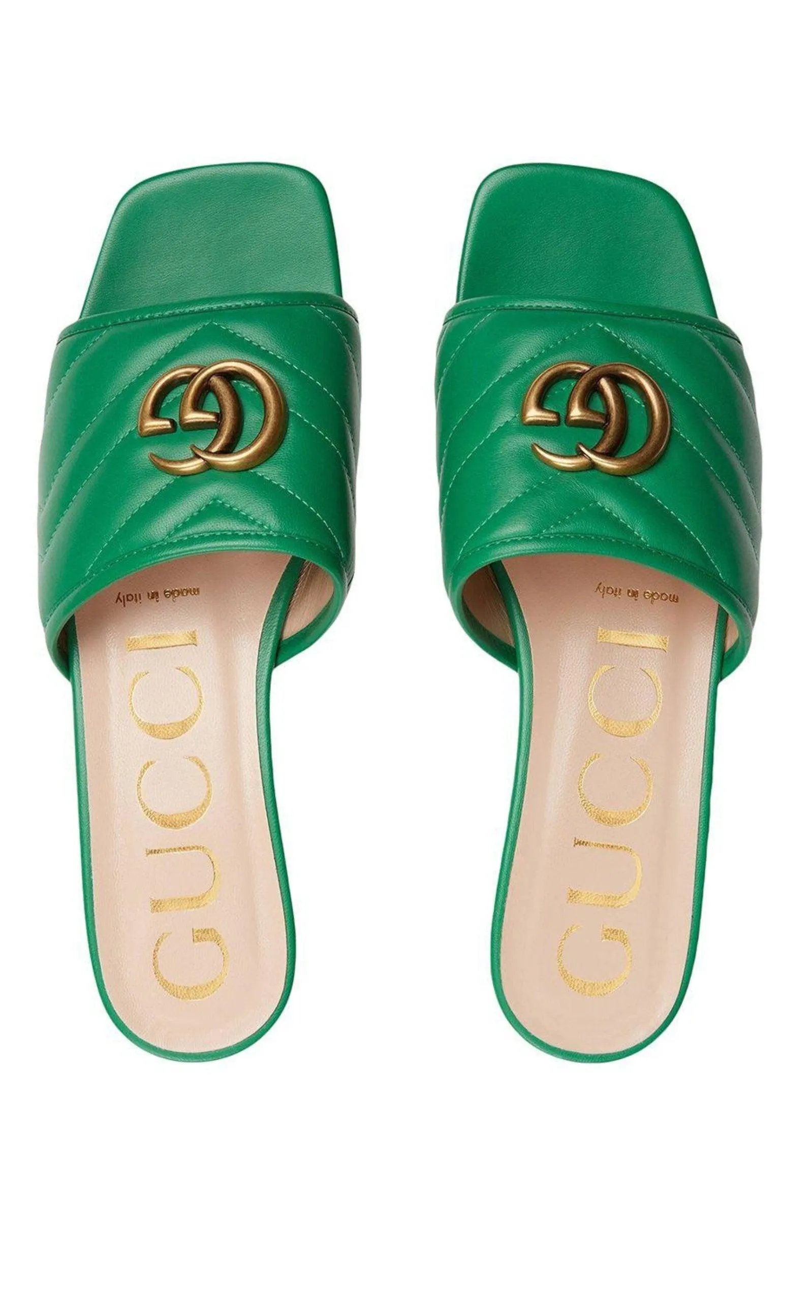 Double G Leather Sandals