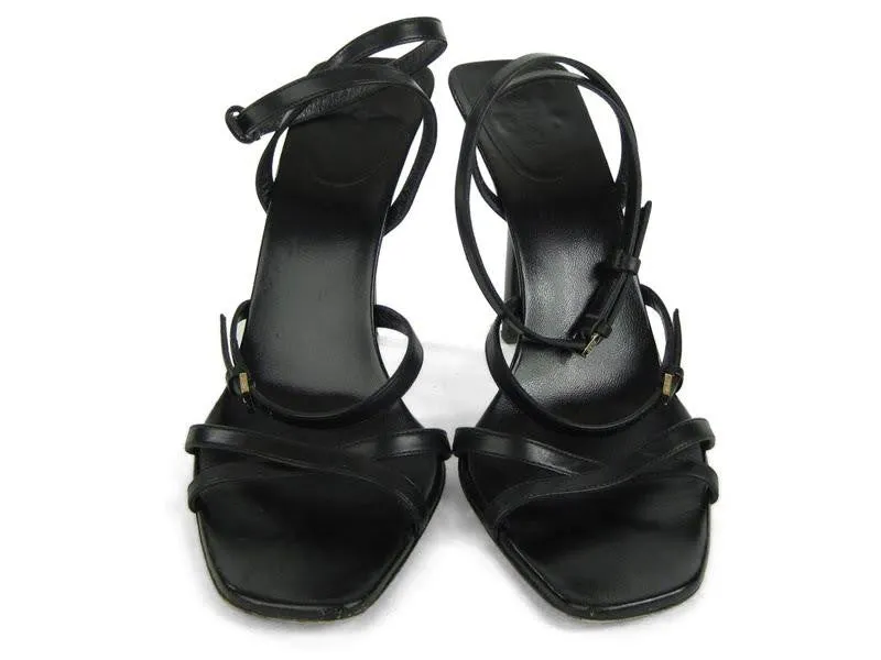 Gucci Super Strappy Leather Heels