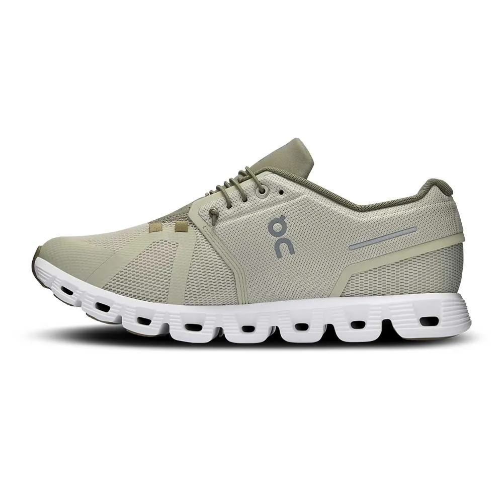 On Cloud Men's Cloud 5 Running Shoes- Chalk/Grove