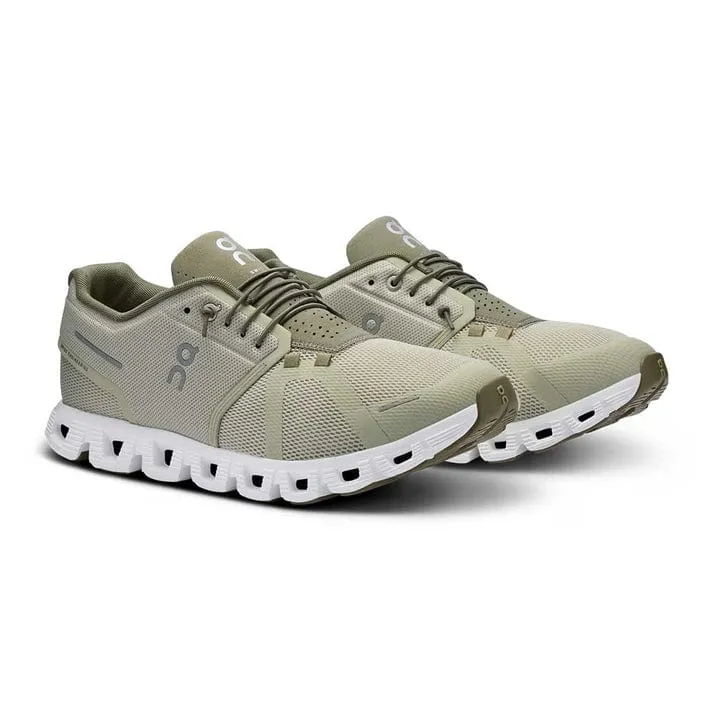 On Cloud Men's Cloud 5 Running Shoes- Chalk/Grove