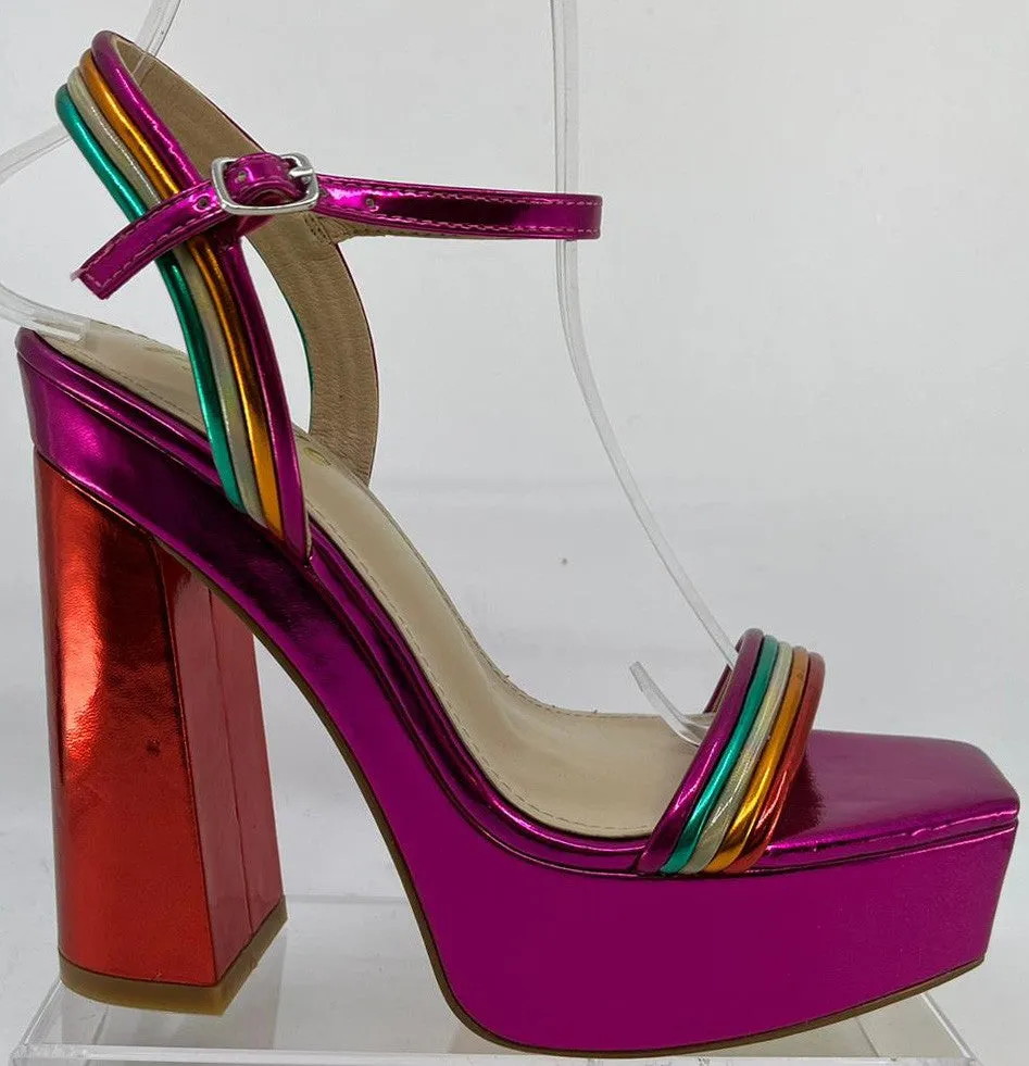 RETRO-01 Fuchsia Pink Multi