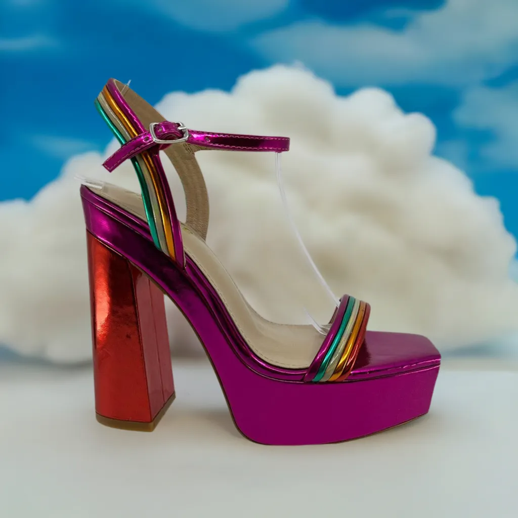 RETRO-01 Fuchsia Pink Multi
