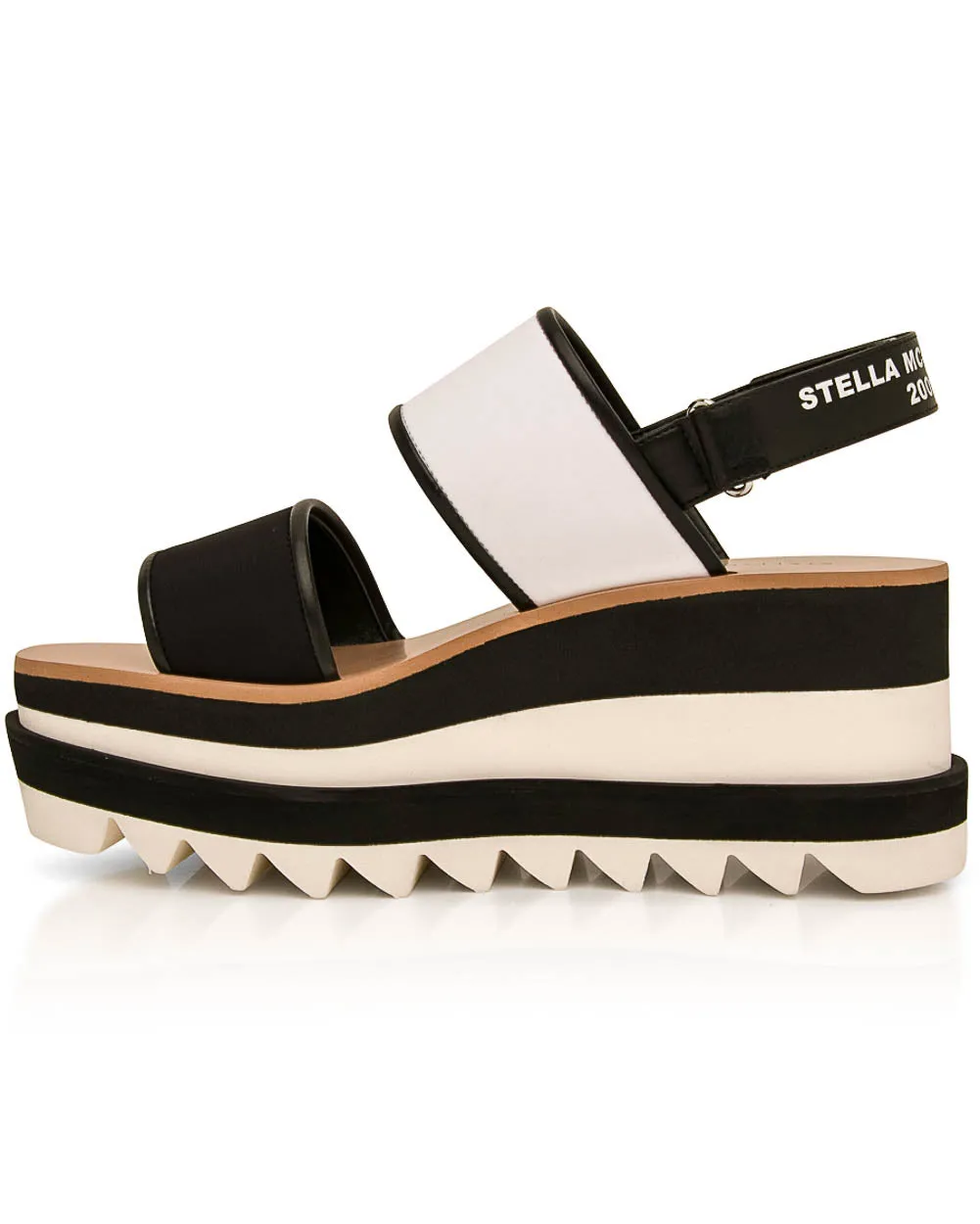 Sneak Elyse Sandal in Black and White