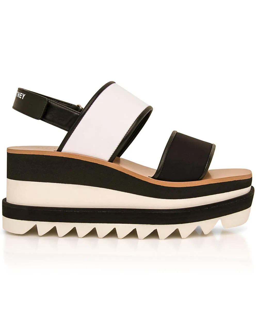Sneak Elyse Sandal in Black and White