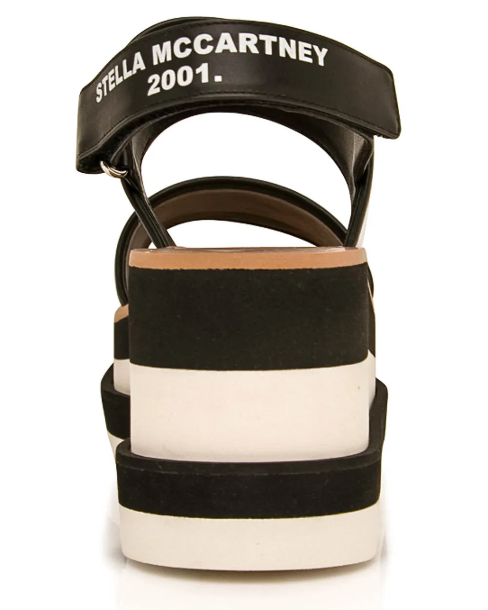 Sneak Elyse Sandal in Black and White