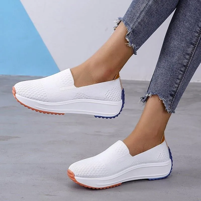 Women's Fashion Mesh Slip On Loafer