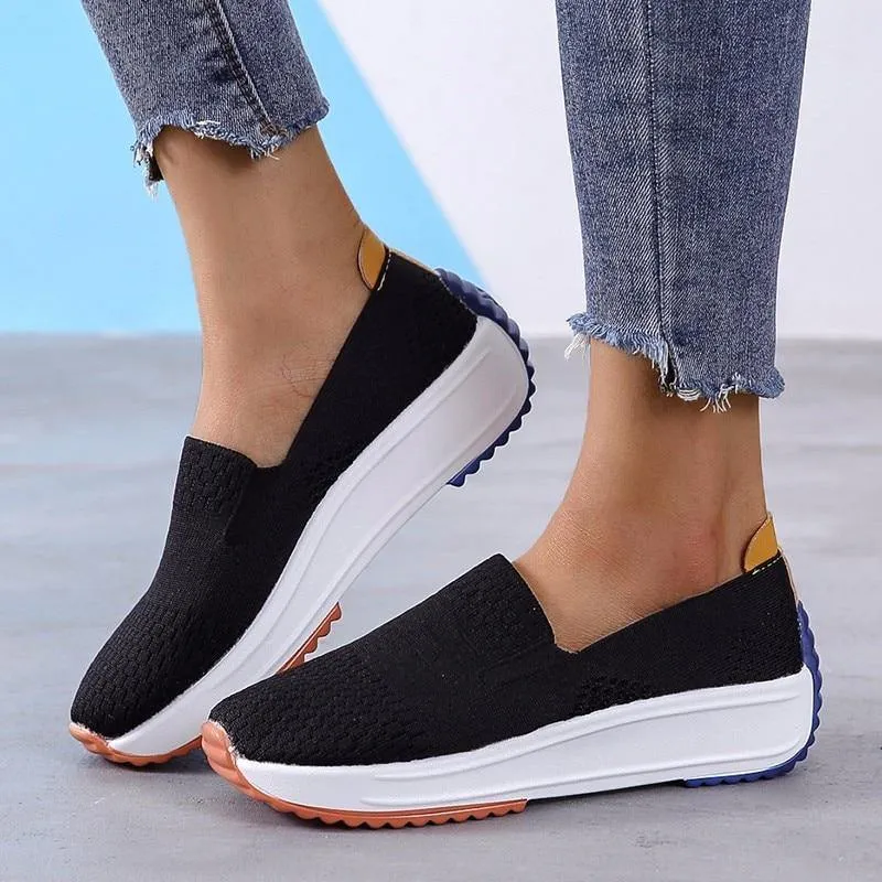 Women's Fashion Mesh Slip On Loafer