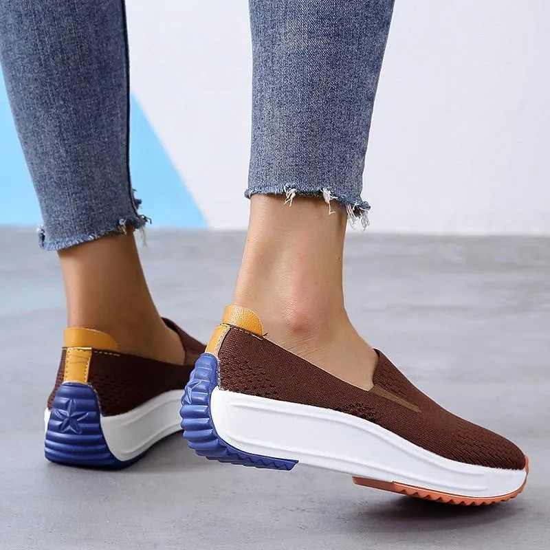 Women's Fashion Mesh Slip On Loafer