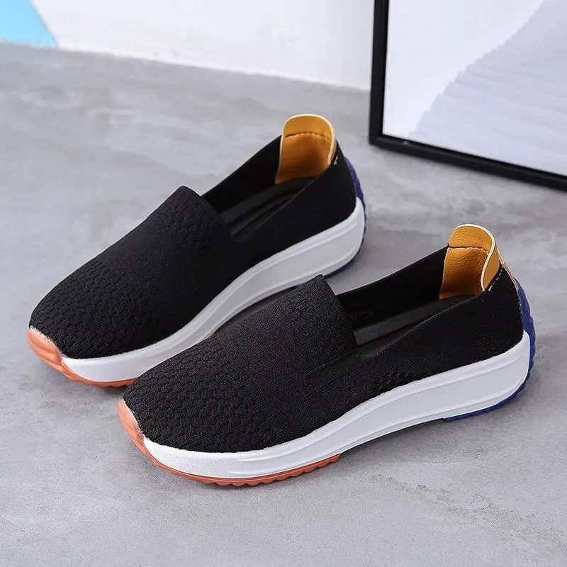 Women's Fashion Mesh Slip On Loafer